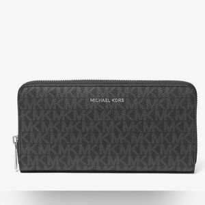 Michael Kors Cooper Logo Zip-Around Wallet